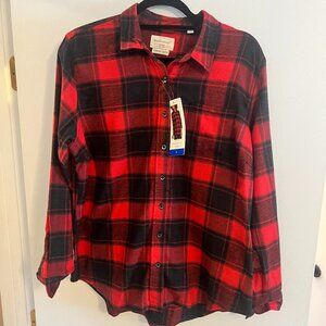 Red & Black Flannel Shirt - NWT